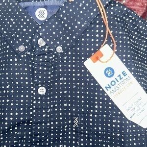 Noize AMSTRDM‎ Button Front Shirt sz L